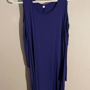 Cold Shoulder, long sleeved dress